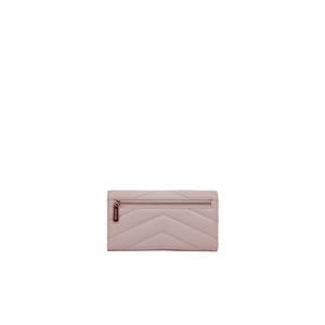 Michael Kors Jet Set Travel Soft Quilted Leather Large Trifold Wallet In Powder Blush 35R4GTVF9V