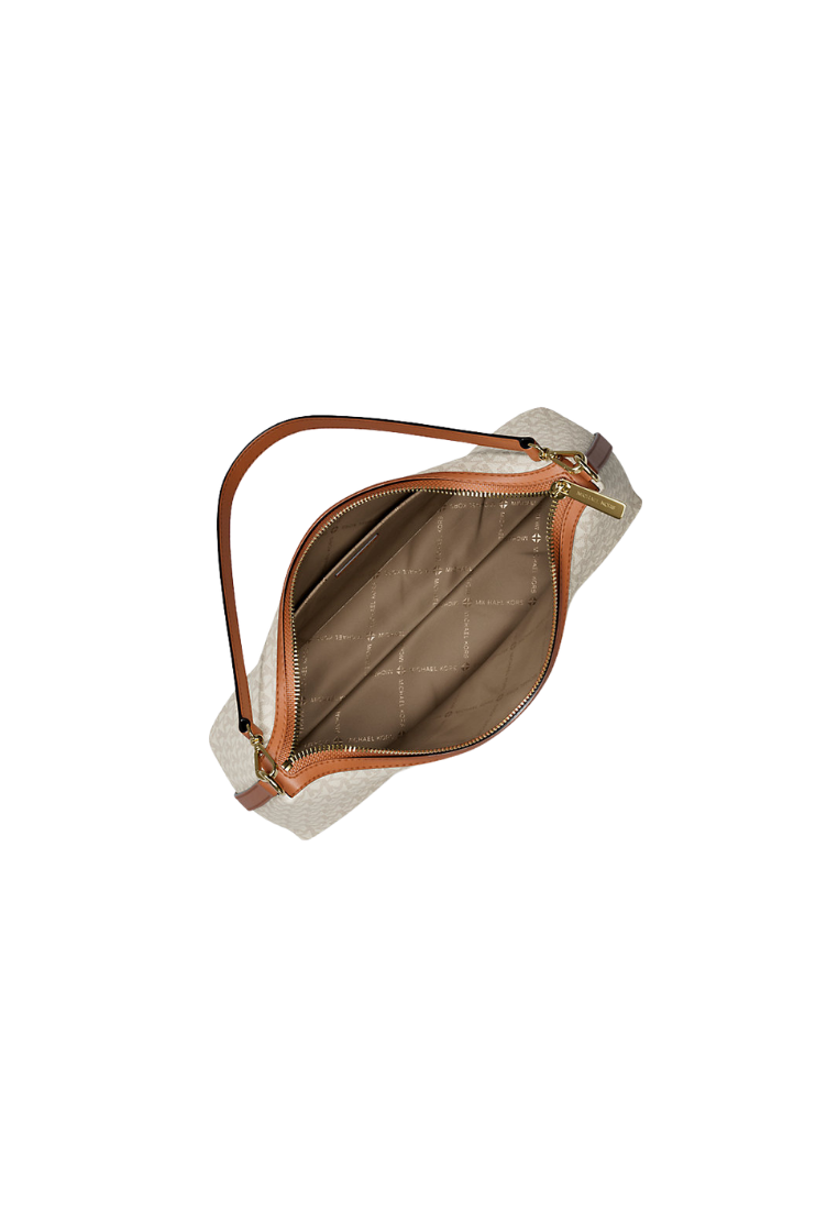 ( PREORDER ) Michael Kors Sammy Medium Signature Logo Convertible Shoulder Bag In Vanilla 35T6G8SC6B