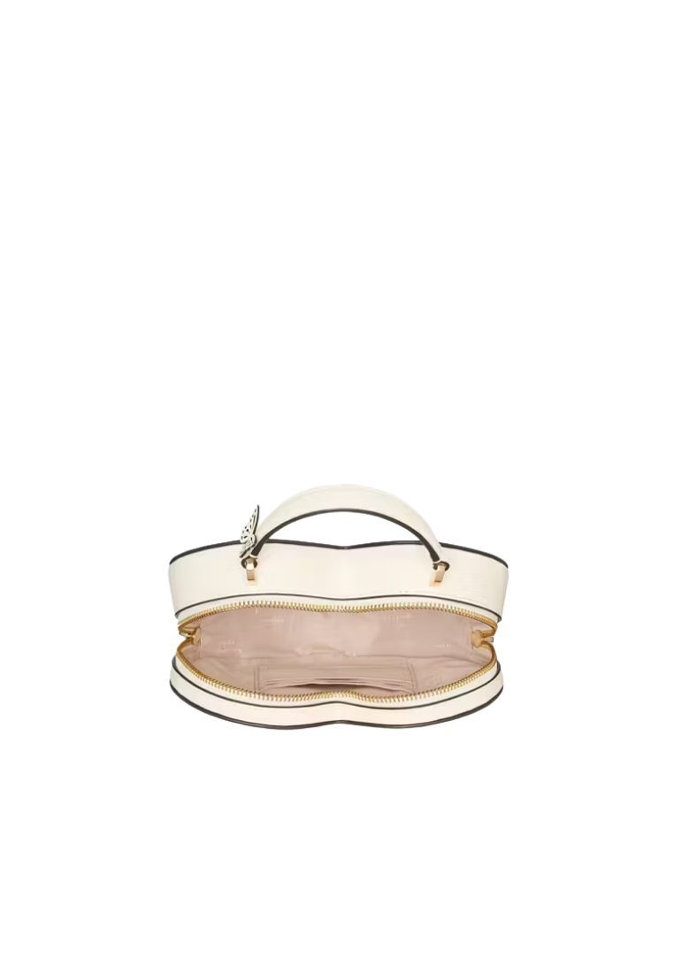 ( PREORDER ) Kate Spade Love Shack Perforated Heart Crossbody Bag In Meringue KL039