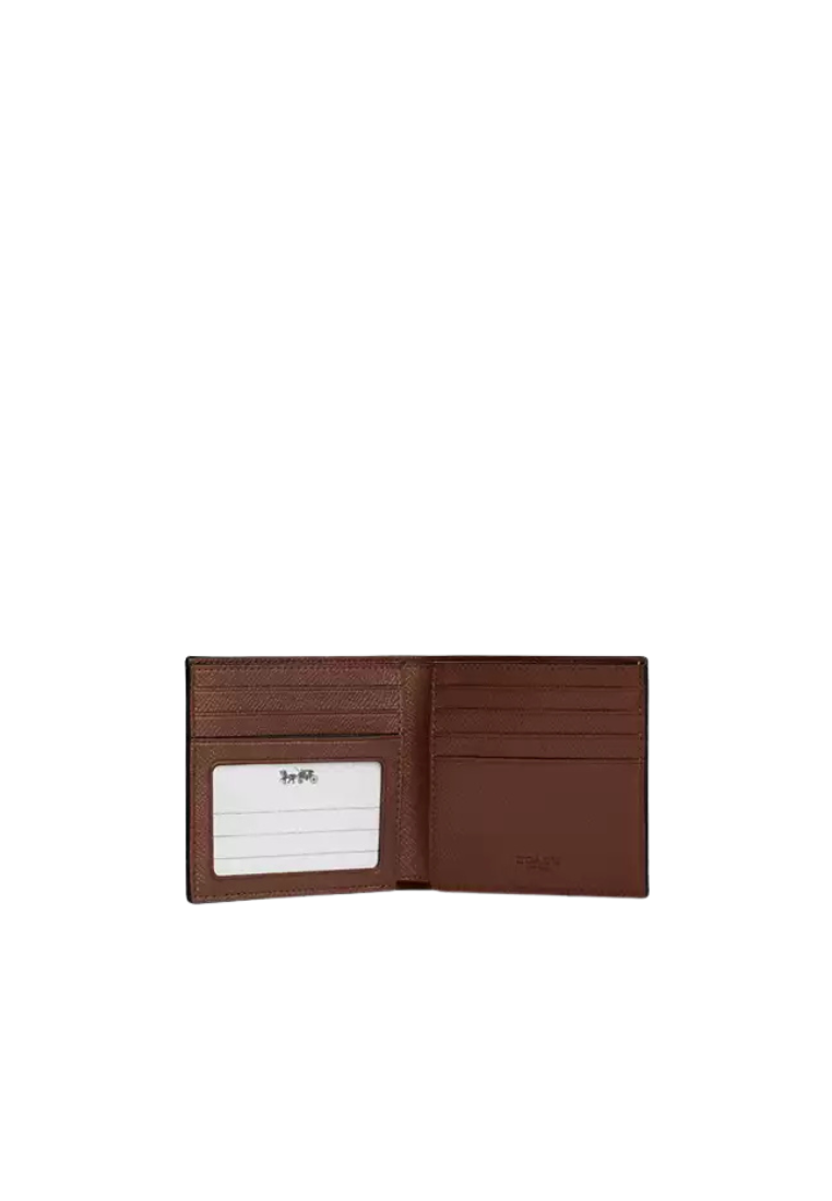 Coach ID Billfold Wallet In Chestnut CEB80