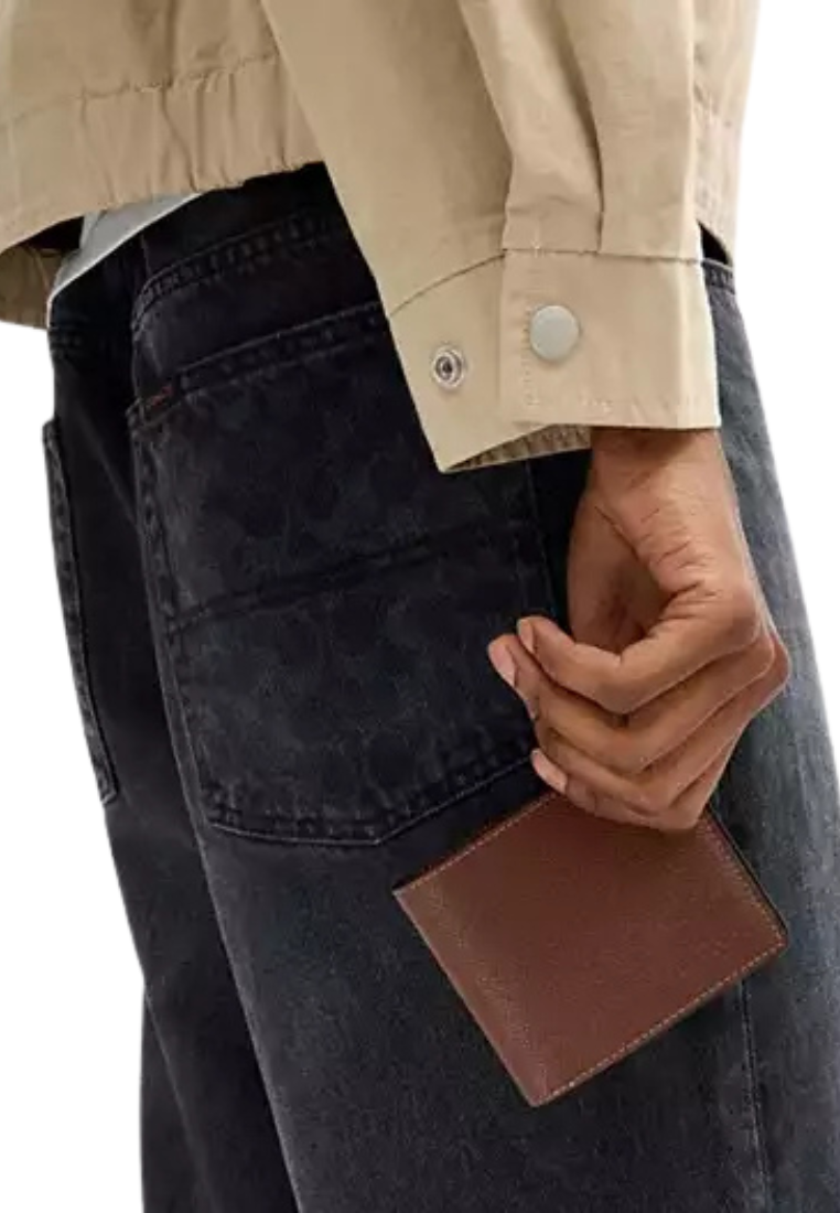 Coach ID Billfold Wallet In Chestnut CEB80