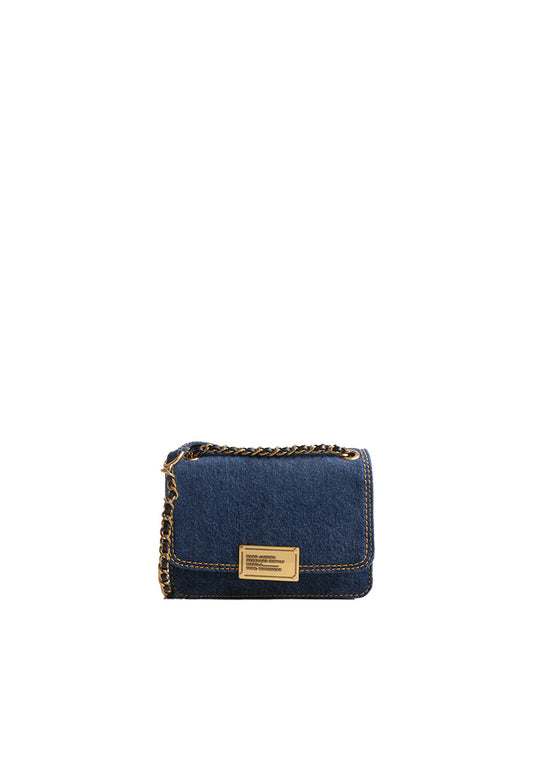 Marc Jacobs The Plaza Shoulder Bag In Dark Denim 4F5HSH017H02
