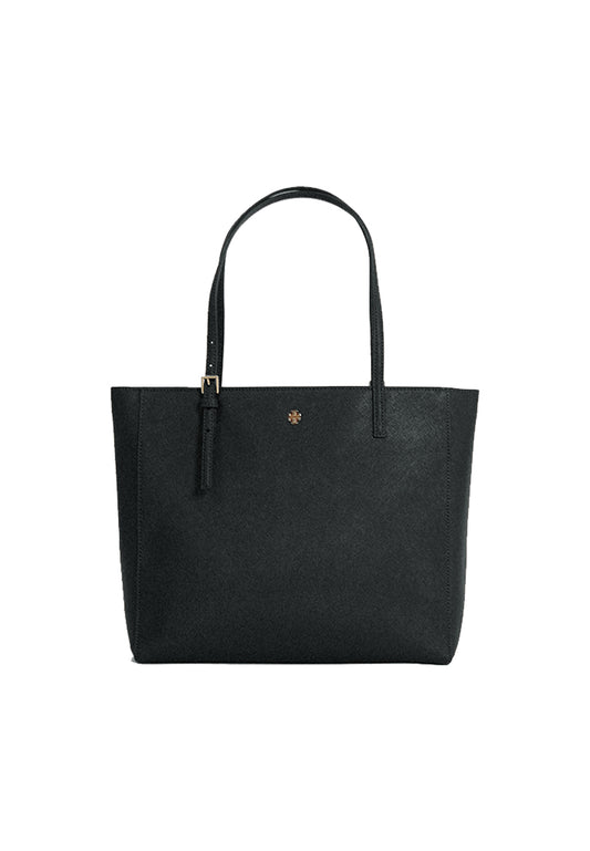 Tory Burch Emerson Large Tote Bag In Black 150178