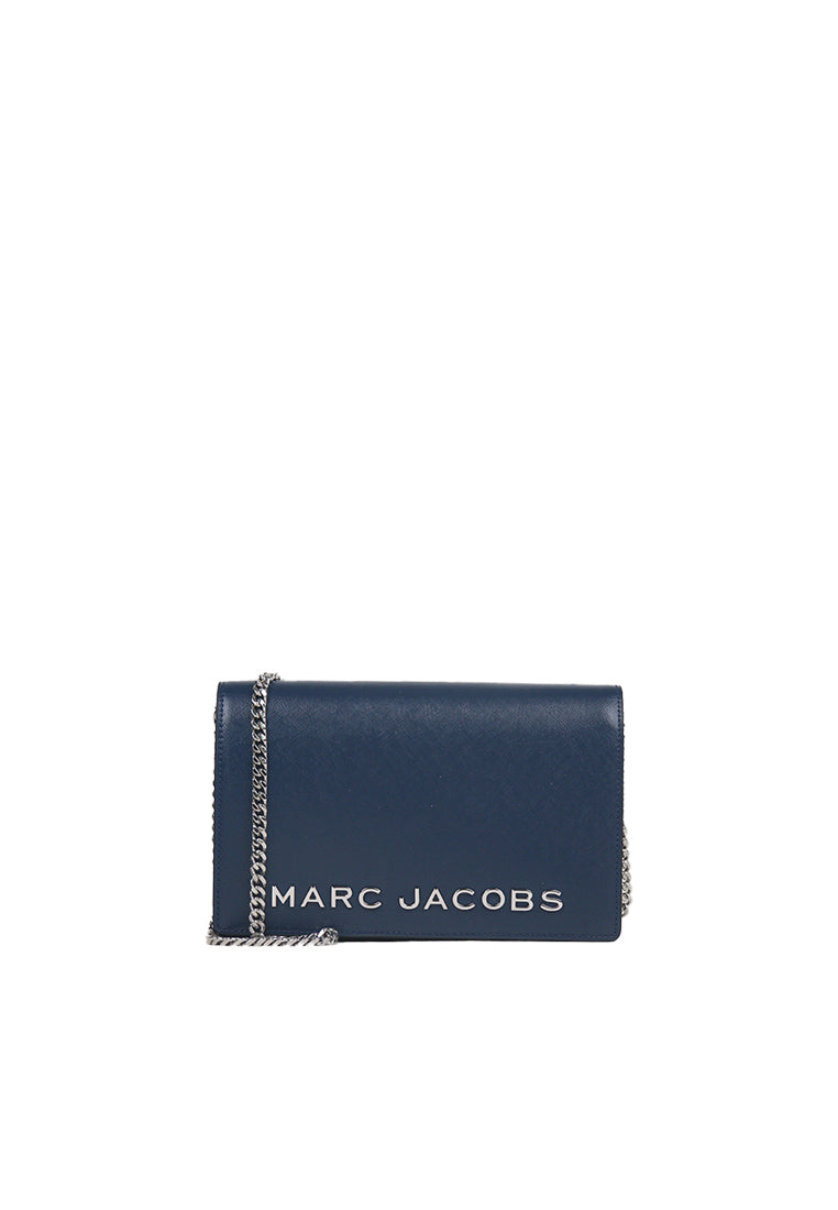 Marc Jacobs Party On a Chain Crossbody Bag In Azure Blue 4R3SMN015S01