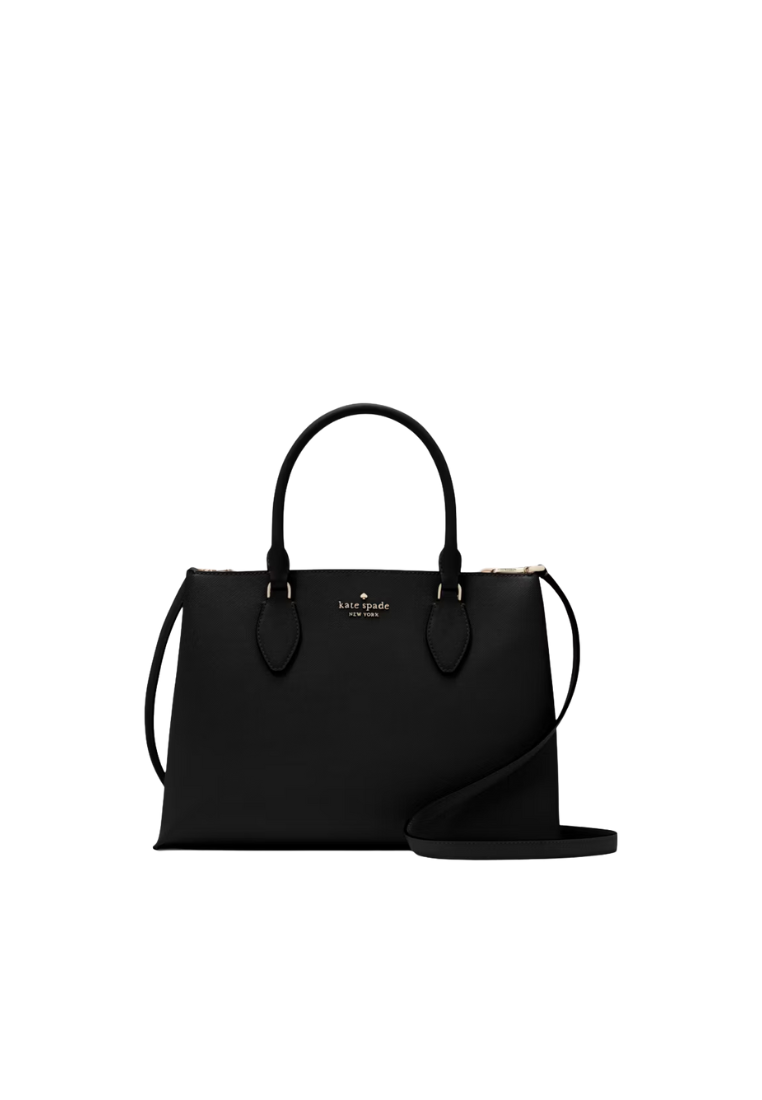 Kate Spade Rae Medium Satchel Bag In Black KK310