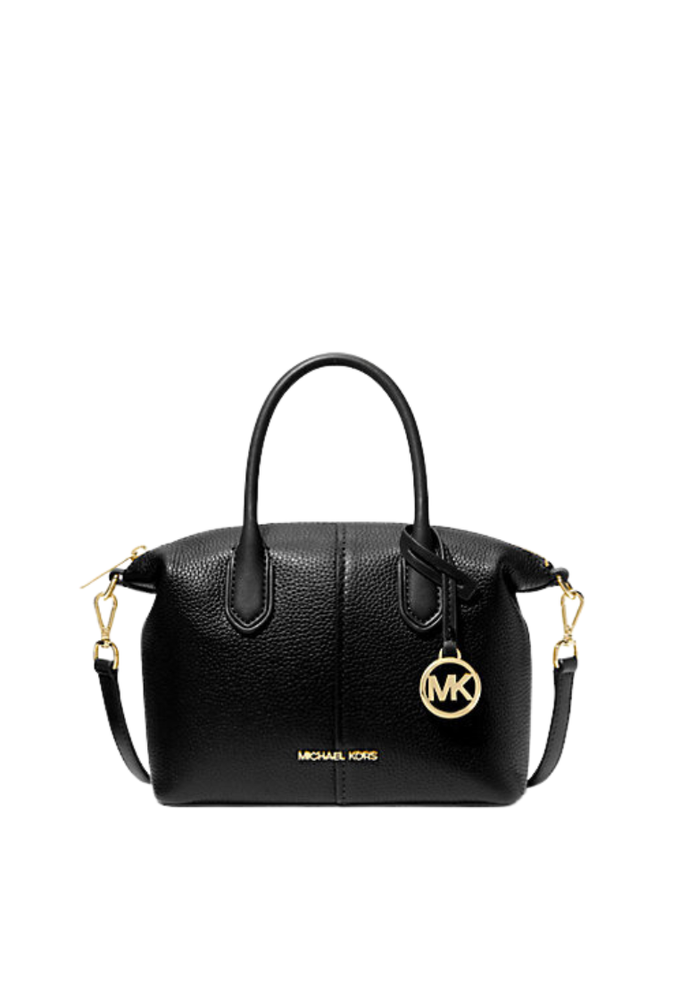 Michael Kors Hyde Large Satchel Bag In Black 35S4G4FS3L