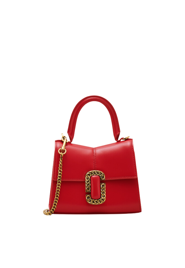 Marc Jacobs The ST. Marc Mini Top Handle Bag In True Red 2P3HSC004H01