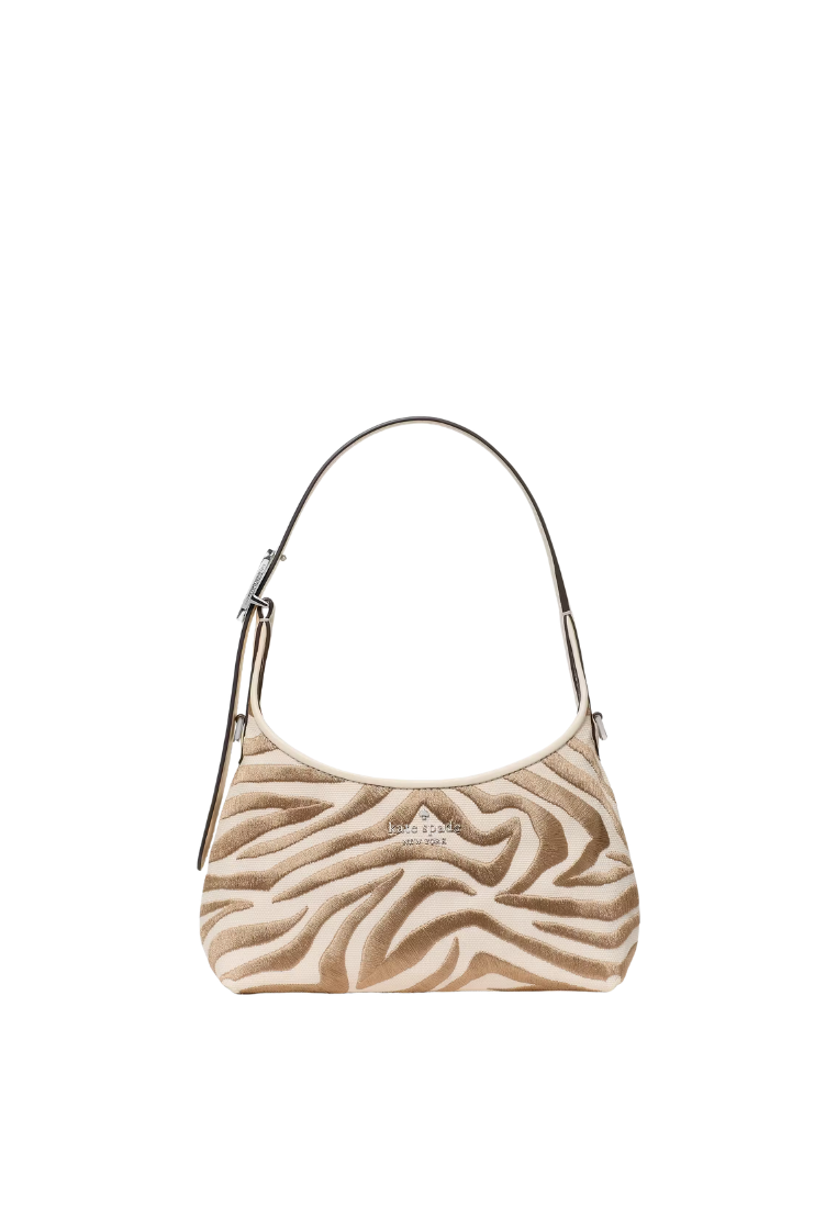 ( PREORDER ) Kate Spade 454 Zebra Mini Crossbody Bag In Neutral Multi KN589