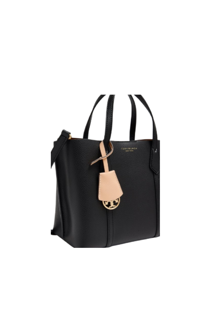 ( PREORDER ) Tory Burch Small Perry Triple Compartment Tote Bag In Black 81928