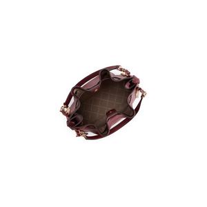 Michael Kors Mina Large Chain Shoulder Bag In Dark Cherry 35H3G4ML3I