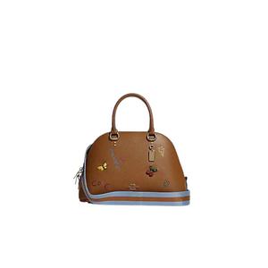 Coach Katy C8281 Satchel With Diary Embroidery In Penny Multi