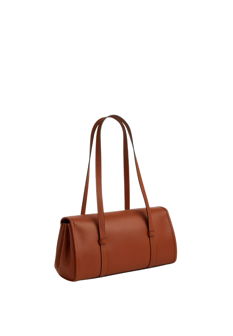 ( PREORDER ) Coach Bridget Flap Shoulder Bag In Gold Tan CDB05