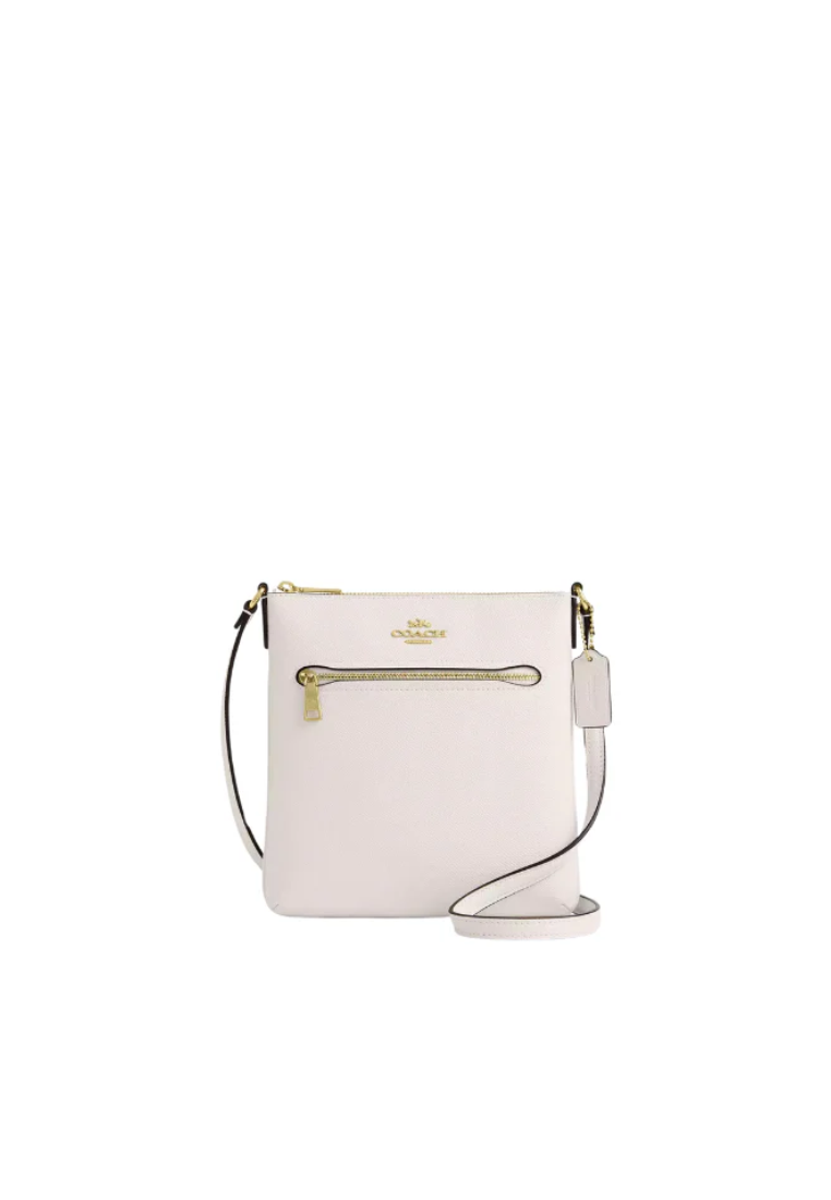 Coach Mini Rowan File Bag In Chalk CV405