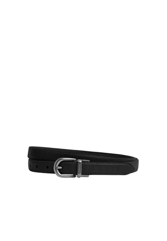 Coach Classic Buckle Belts Cut To Size Reversible Belt In Black CR914