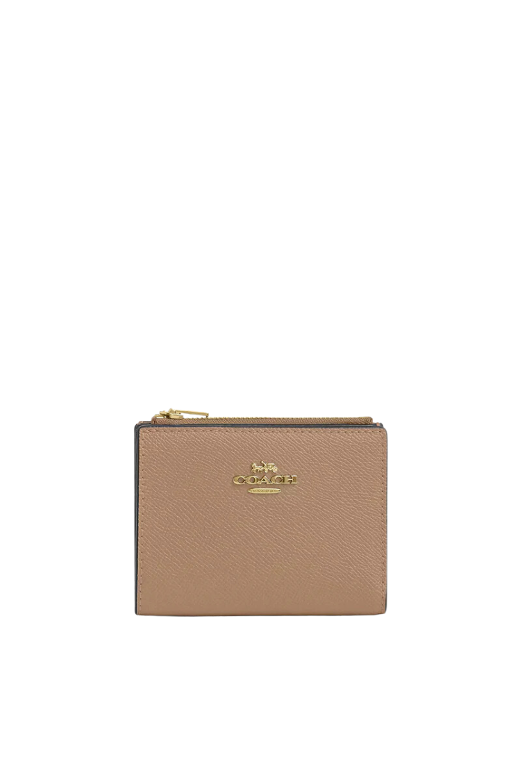 Coach Billfold Wallet In Taupe CR983