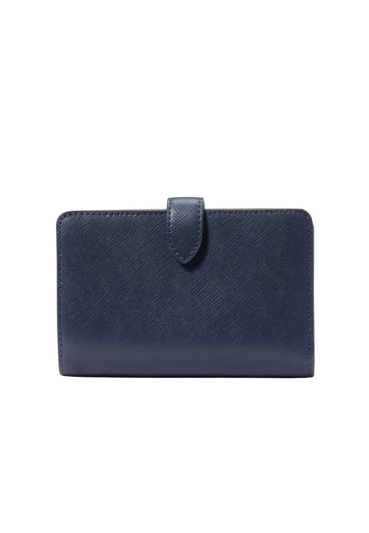 Kate Spade Schuyler Medium Wallet Bifold In Parisian Navy KG676