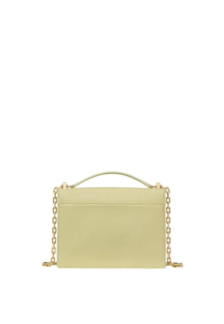 ( PREORDER ) Kate Spade Deco Chain Shoulder Bag In Pale Citron KI555