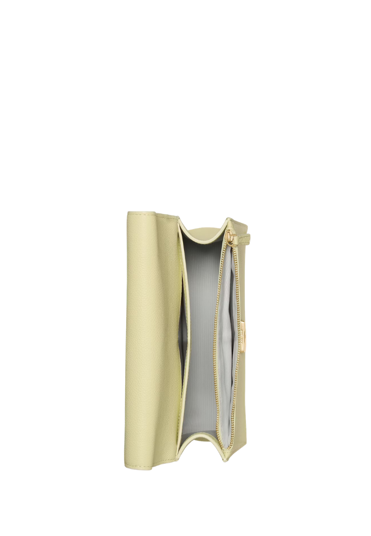 ( PREORDER ) Kate Spade Deco Chain Shoulder Bag In Pale Citron KI555