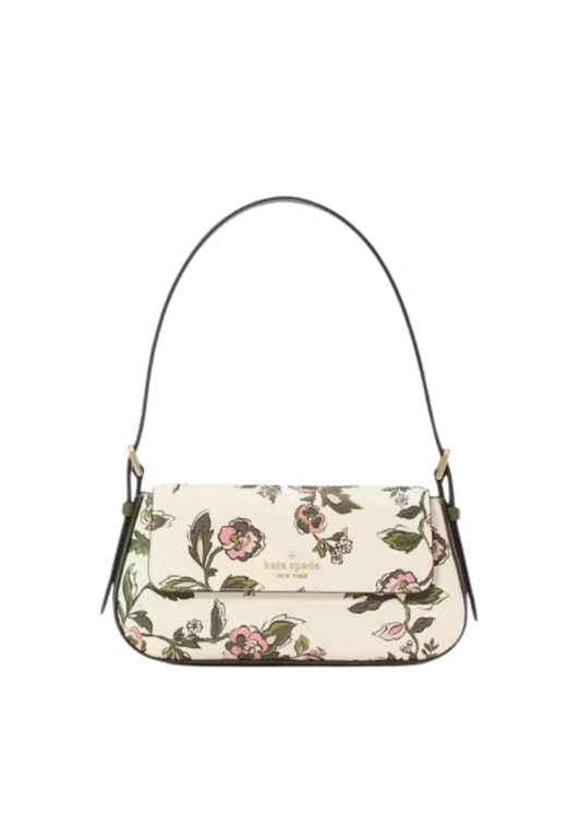 Kate Spade Madison Floral Small Handbag In Meringue Multi KL811