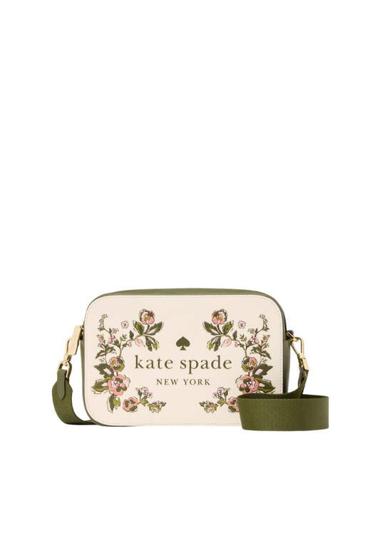 Kate Spade Oh Snap Floral Camera Bag Camera Bag In Meringue Multi KL887