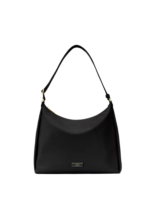 Kate Spade Carter Nylon Large Shoulder Bag Convertible In Black KL963