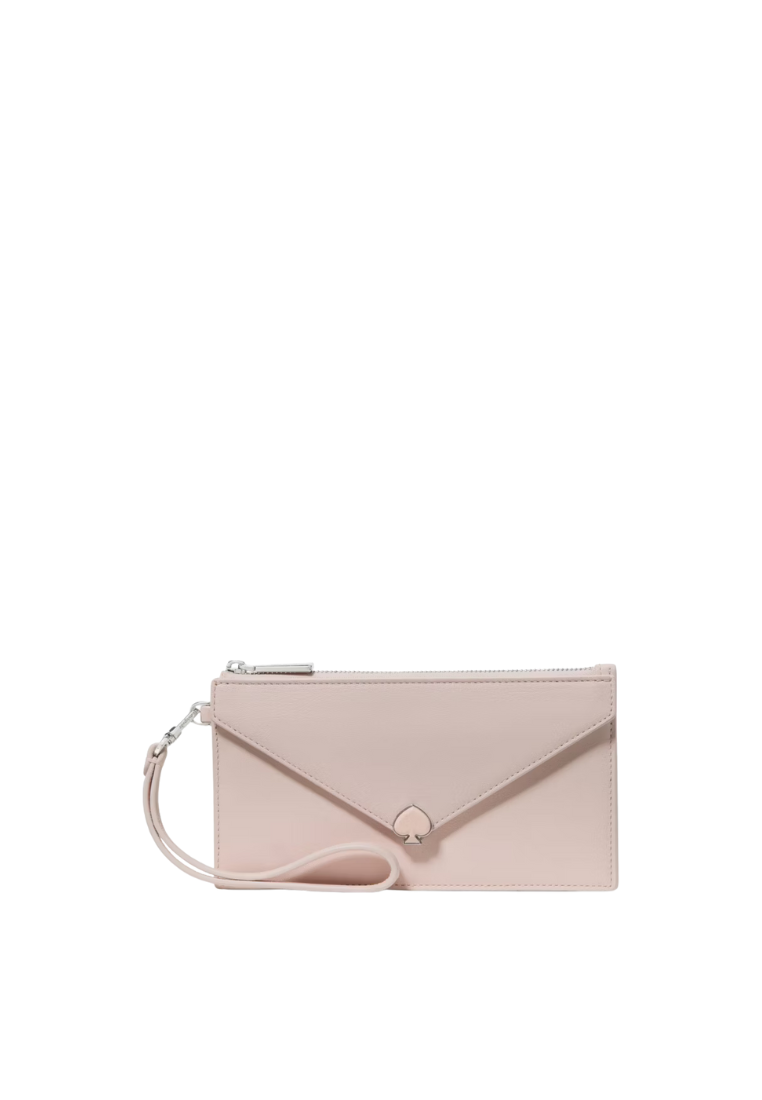 ( PREORDER ) Kate Spade Yours Truly Envelope Wristlet In Powdered Sugar KN781
