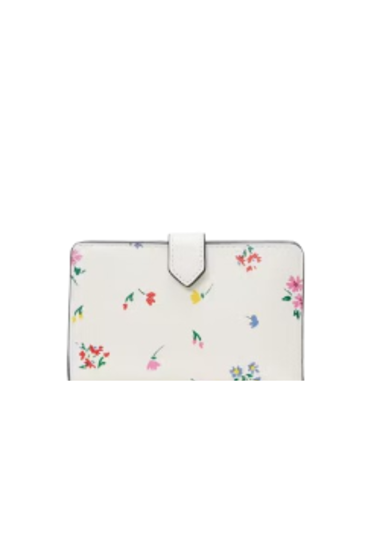 Kate Spade Staci KB523 Garden Bouquet Boxed Medium Compartment Wallet In Cream Multi