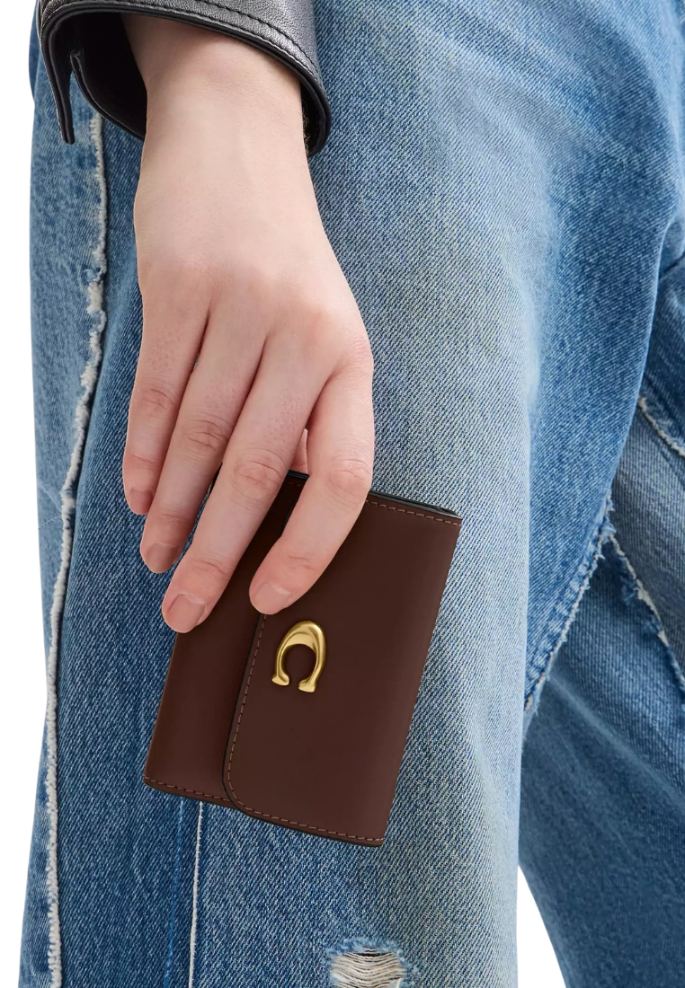 ( PREORDER ) Coach Essential Card Holder Wallet In Maple CZ111
