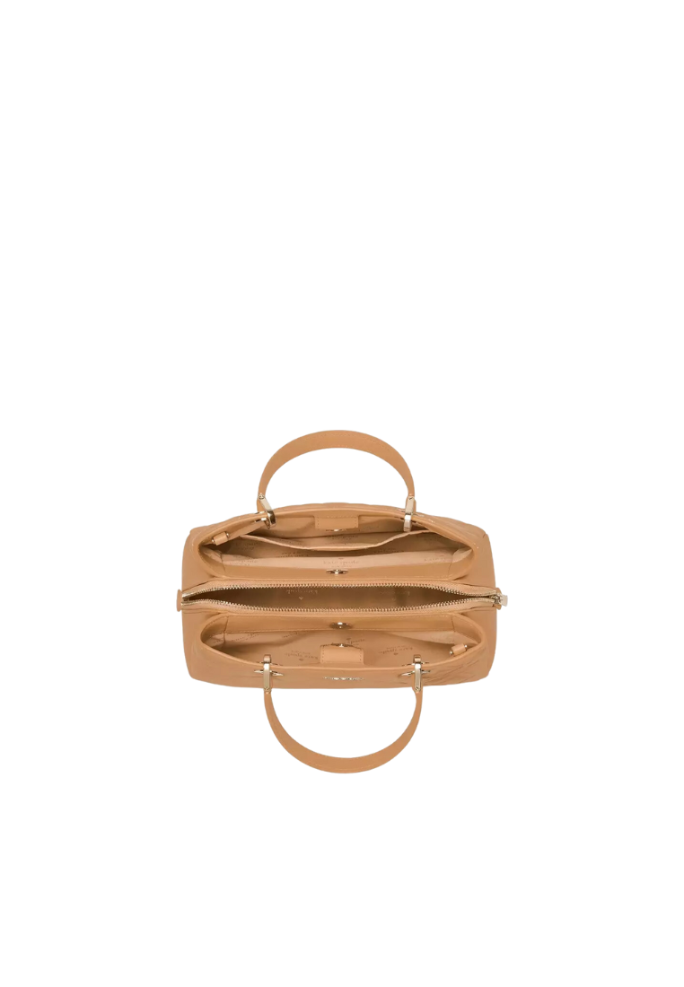 Kate Spade Carey Quilted Sullivan Satchel Bag In Tiramisu KH227