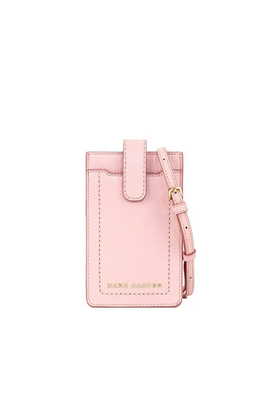 Marc Jacobs Groove Leather Phone Crossbody Bag In Peach Whip S107L01SP21