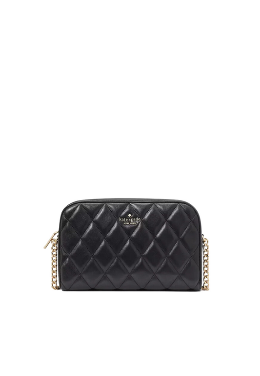 ( AS IS ) Kate Spade Carey Mini Camera Bag In Black KG425