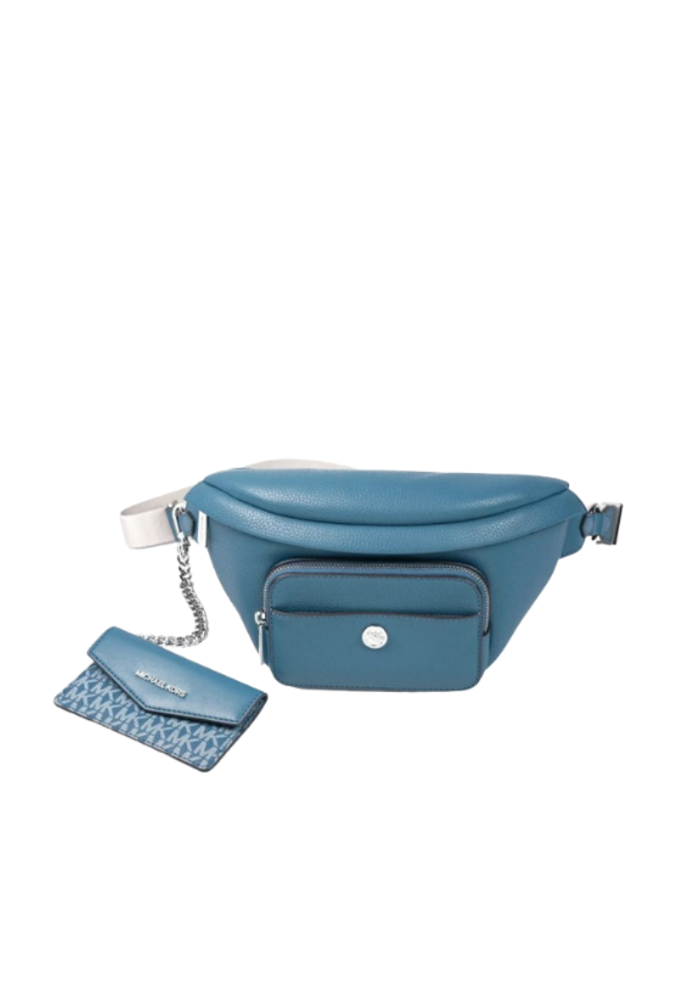 Michael Kors Maisie Large Belt Bag 2 in 1 In Teal 35F3S5MN7L
