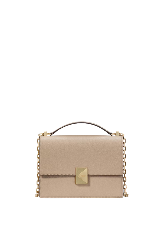 ( PREORDER ) Kate Spade Deco Chain Shoulder Bag In Timeless Taupe KI555