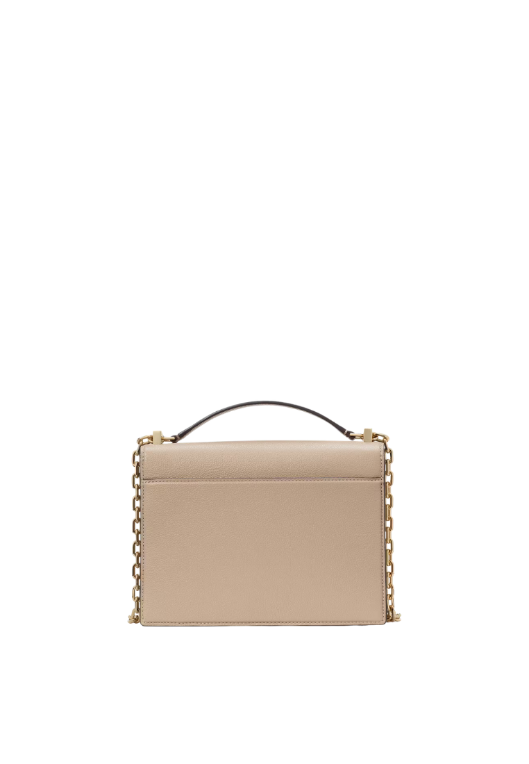 ( PREORDER ) Kate Spade Deco Chain Shoulder Bag In Timeless Taupe KI555