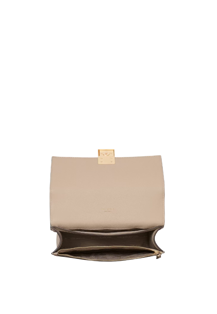 ( PREORDER ) Kate Spade Deco Chain Shoulder Bag In Timeless Taupe KI555