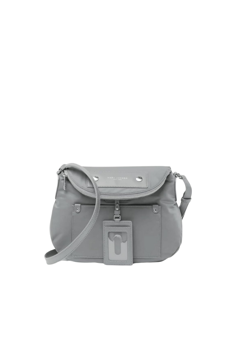 Marc Jacobs Preppy Nylon Messenger Crossbody bag In Rock Grey M0014625