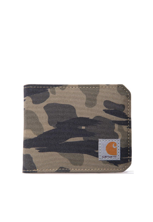 Carhartt Nylon Duck Bifold Wallet WW0235 In Camo