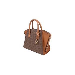 Michael Kors Signature Small Avril 35F1G4VM2B Top Zip Satchel Bag In Brown Acorn