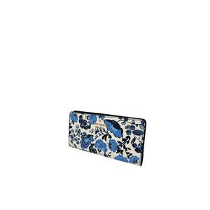 Kate Spade Madison Vase Floral Large Wallet In Blue Multi KH776