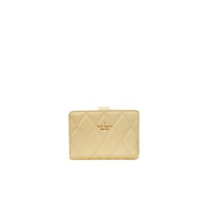 Kate Spade Carey Medium Wallet Compact Bifold In Butter KG424