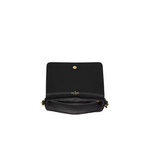 Kate Spade Lena Crossbody Bag Small Flap In Black KH784