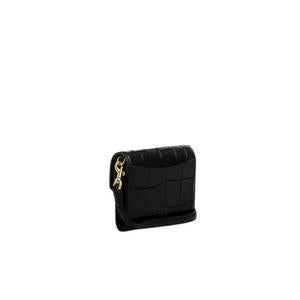 Coach Mini Envelope Wallet With Strap In Black CU175