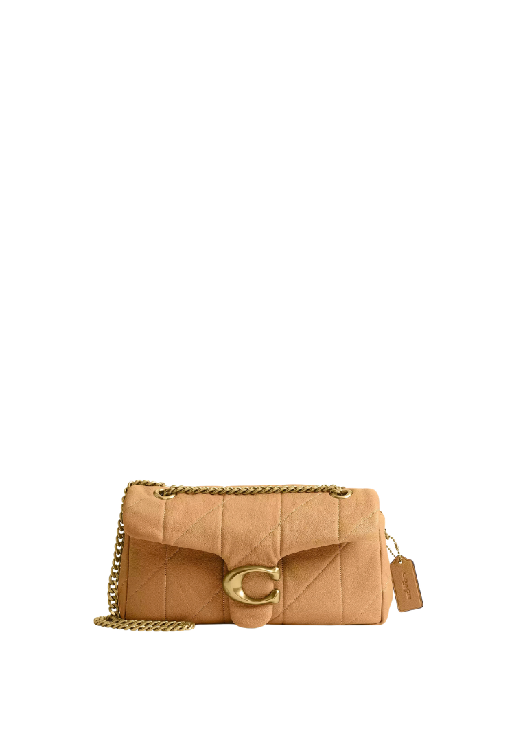 ( PREORDER ) Coach Tabby 26 With Quilting Shoulder Bag In Brass Biscuit CCW83
