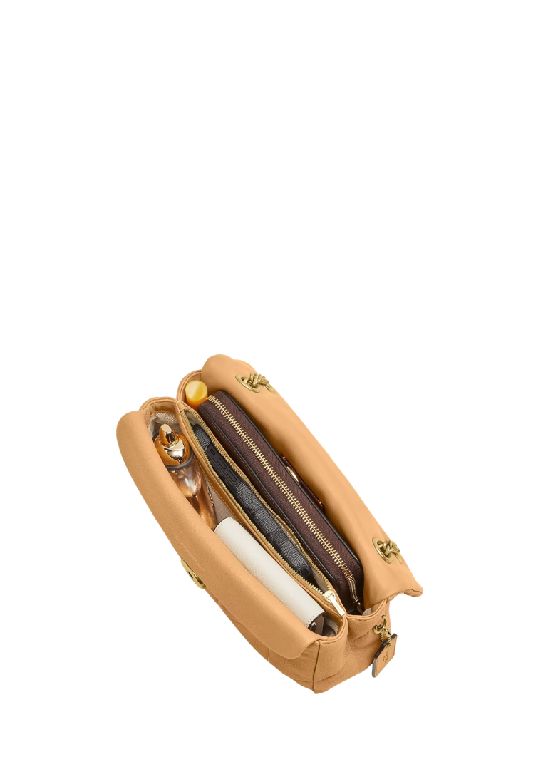 ( PREORDER ) Coach Tabby 26 With Quilting Shoulder Bag In Brass Biscuit CCW83