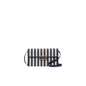 Kate Spade Reegan Crossbody Bag Striped Canvas In Blue Multi KB546