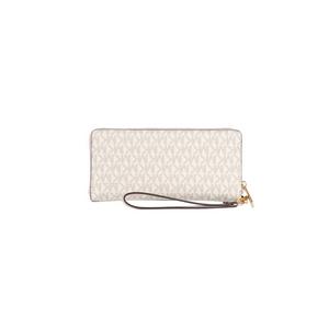 Michael Kors Women's Large Signature 35F8GTVT3B Jet Set Travel Continental Wallet In Powder Blush Multi