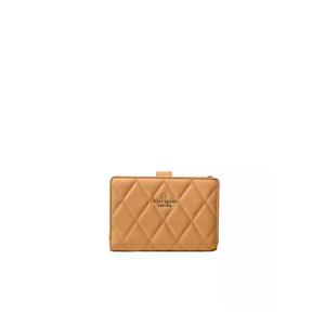 Kate Spade Carey Medium Wallet Compact Bifold In Tiramisu KG424