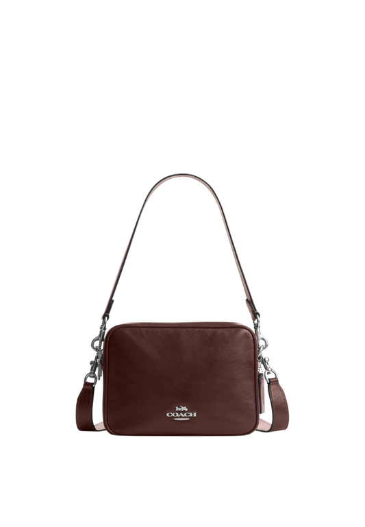 ( PREORDER ) Coach Carey Crossbody Bag In Silver Maple CEB28