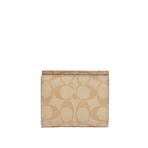Coach Small Morgan CH387 Wallet With Blocked Signature Canvas In Light Ivory Multi