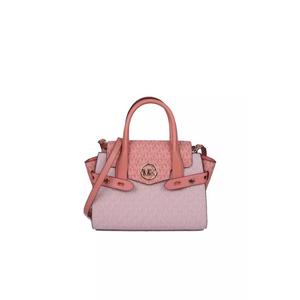 Michael Kors Medium Signature Carmen 35S2GNMS8V Satchel Bag In Sherbert Multi